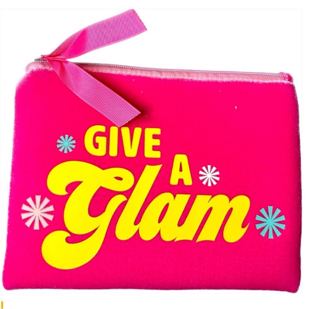 Benefit Give a Glam Velvet Cosmetic Bag